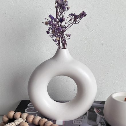 Kerek váza - akril gyanta