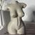 Női test szobor bézs - akril gyanta