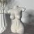 Női test szobor fehér - akril gyanta