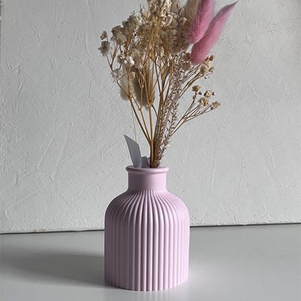 Rózsaszín modern váza - akril gyanta